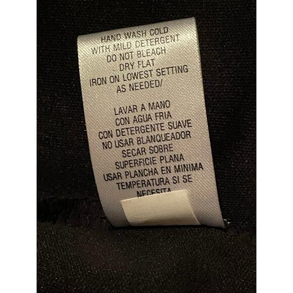 Sandra Darren Black & Silver Chevron Print Dress – Size 24W - Picture 4 of 5